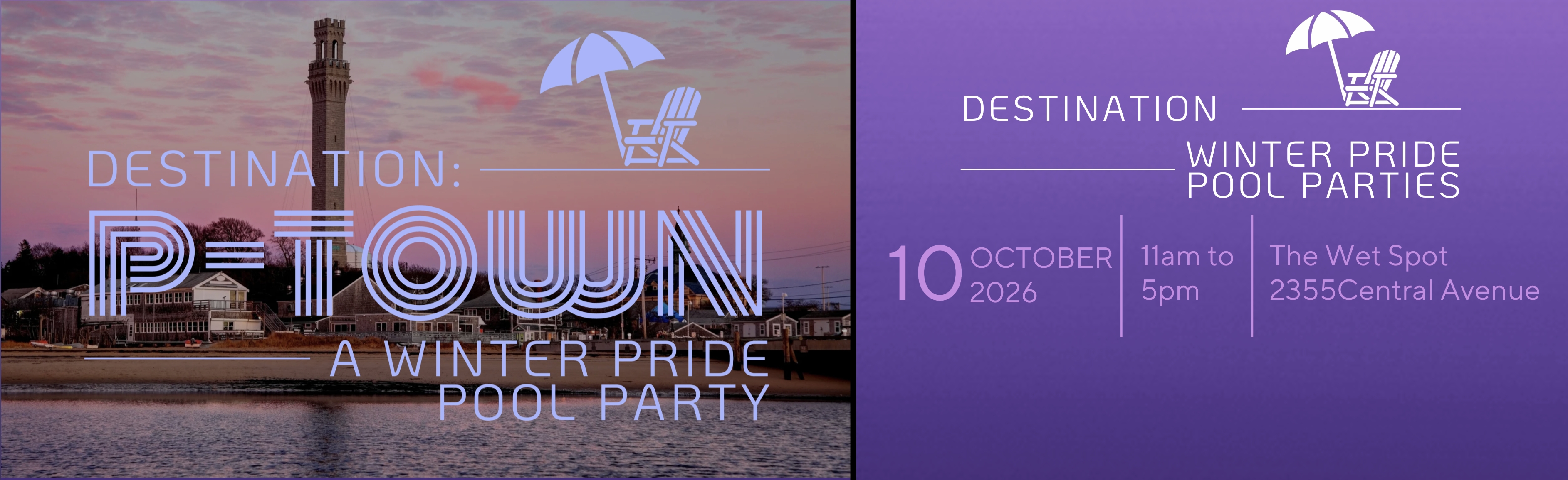 Destination: P-TOWN Winter Pride Pool Party