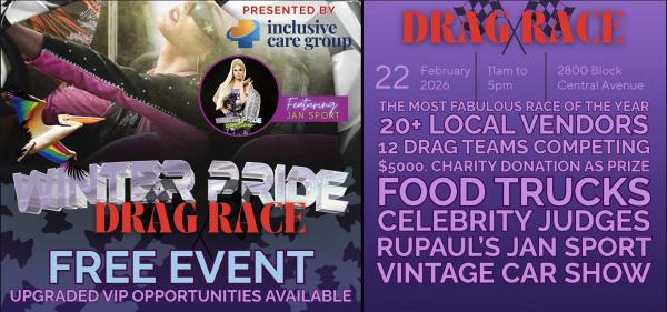 Winter Pride Drag Race, Presented By Inclusive Care Group