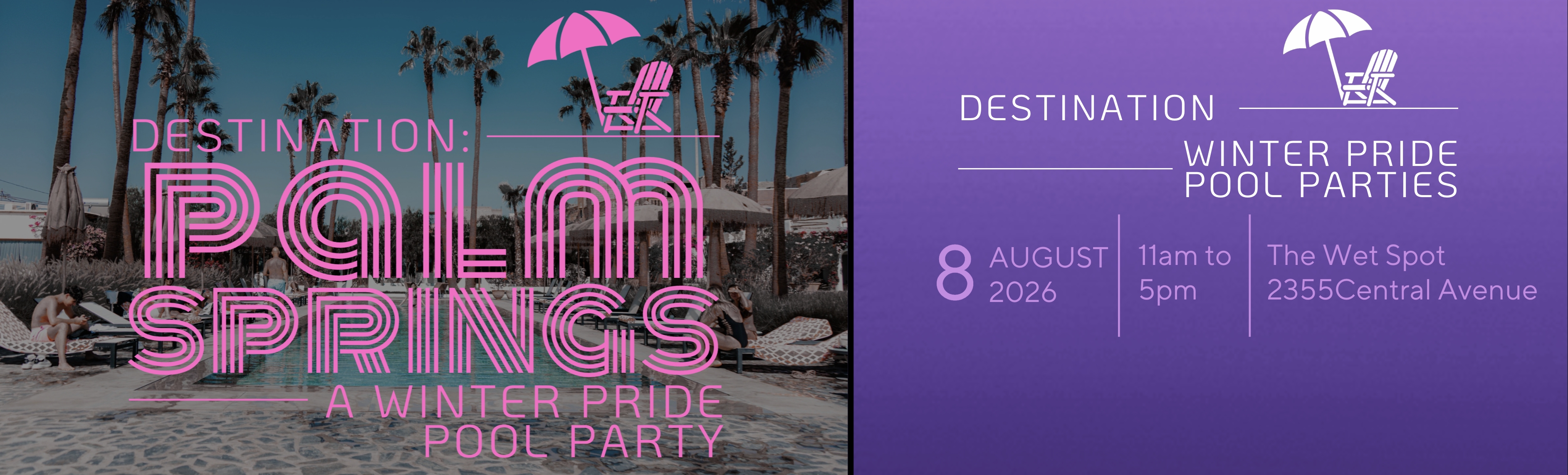 Destination: Palm Springs Winter Pride Pool Party