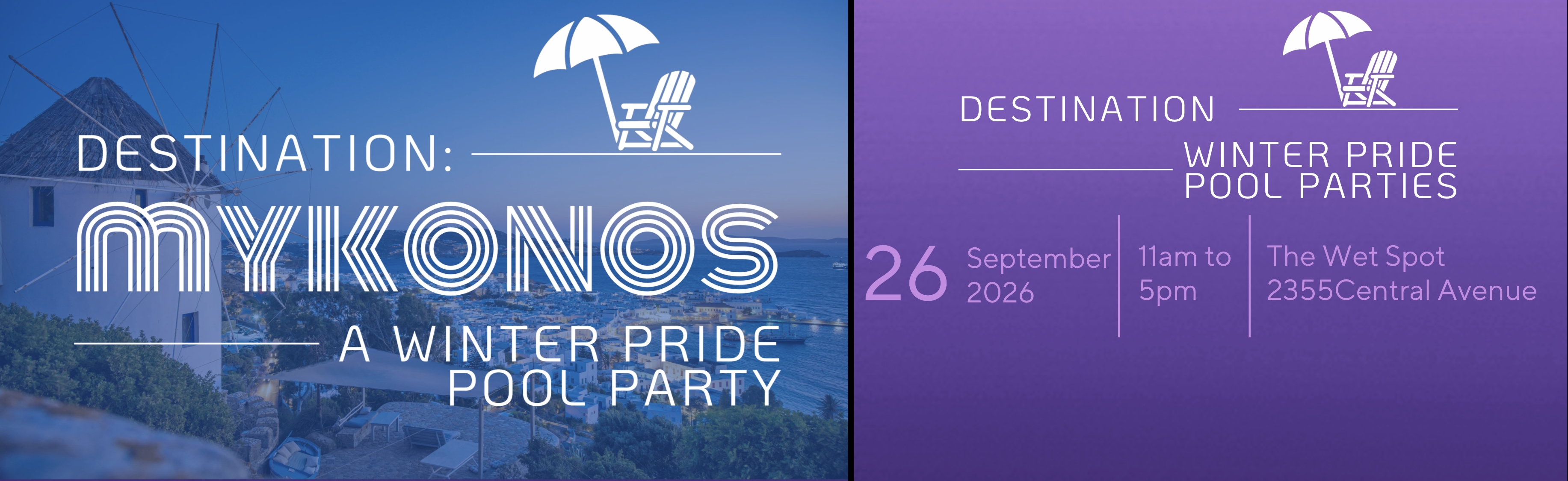 Destination: Mykonos Winter Pride Pool Party