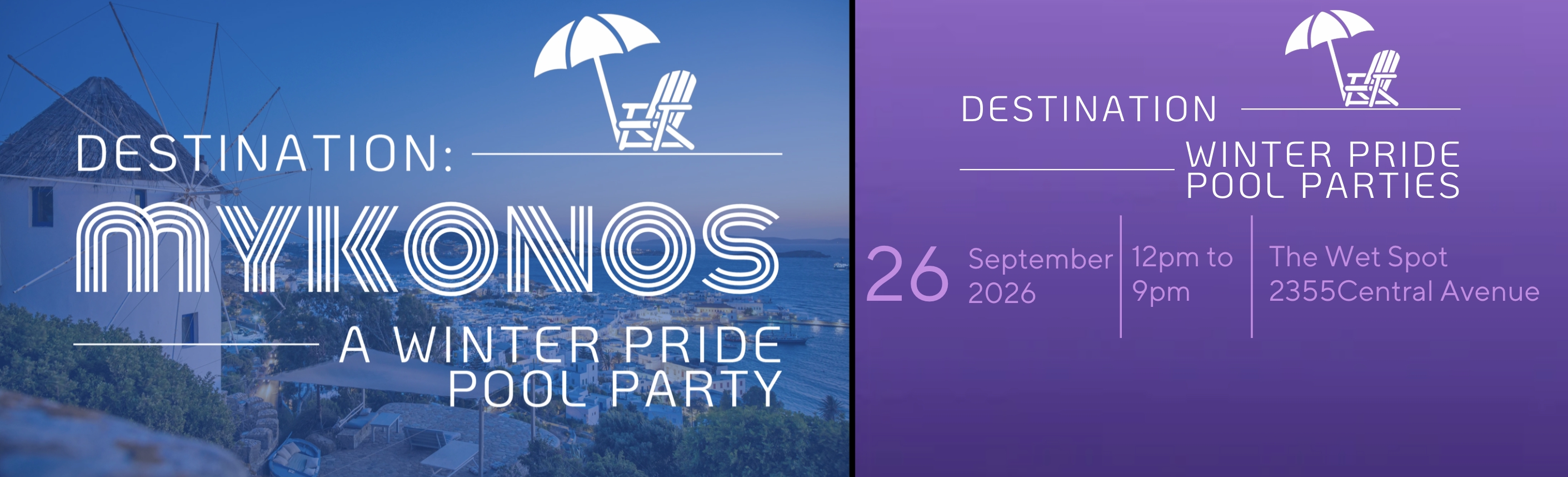 Destination: Mykonos Winter Pride Pool Party