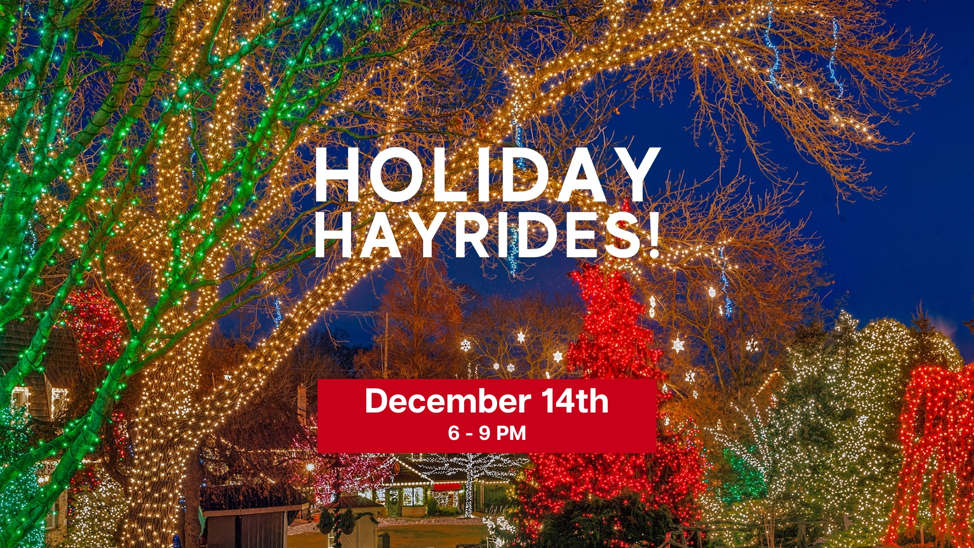 Holiday Hayrides (5:30 PM) cover picture
