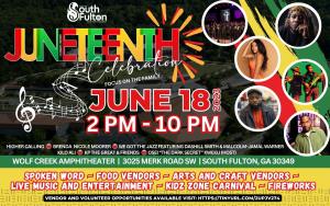 City of South Fulton Juneteenth 2023 cover picture