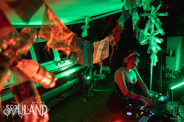 DJ, Nor.th Star, playing at Souland Land Music Festival