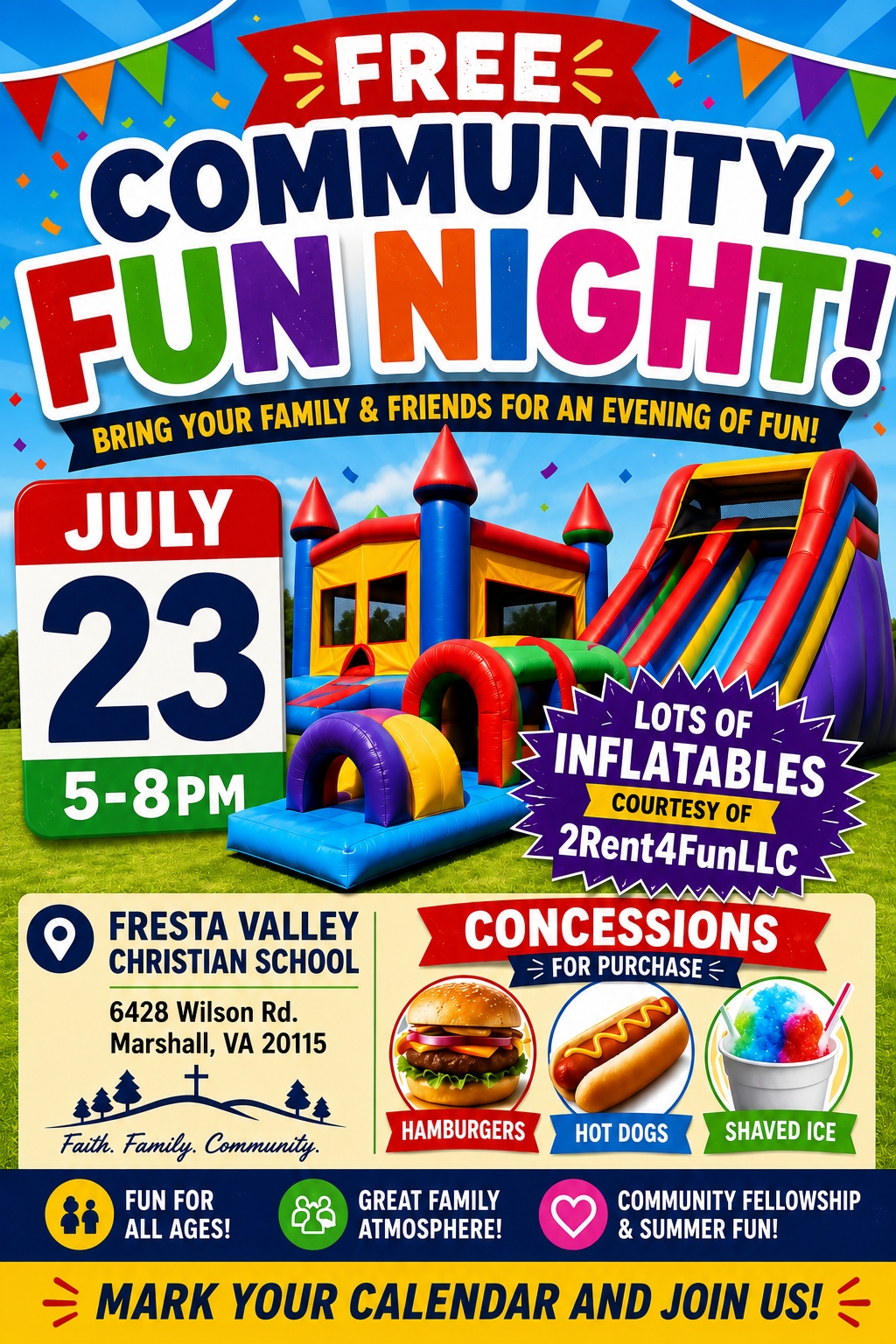 Free Community Fun Night