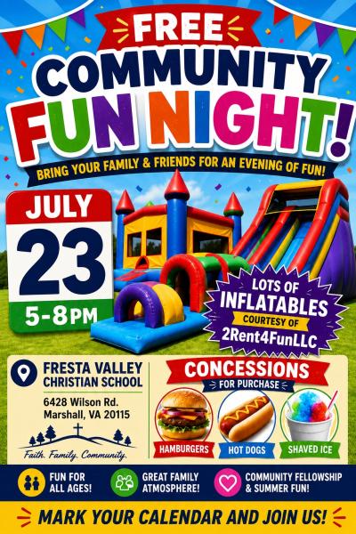 Free Community Fun Night