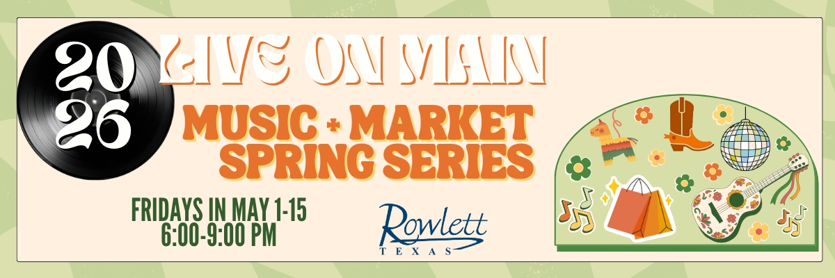 Live on Main 2026 - Spring Series