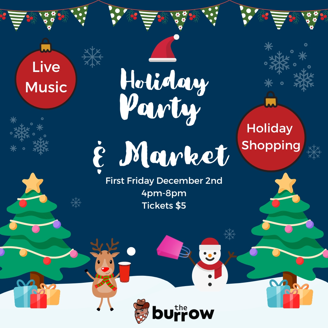 First Friday Holiday Market & Party cover image