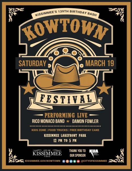 2023 Kissimmee Kowtown Festival