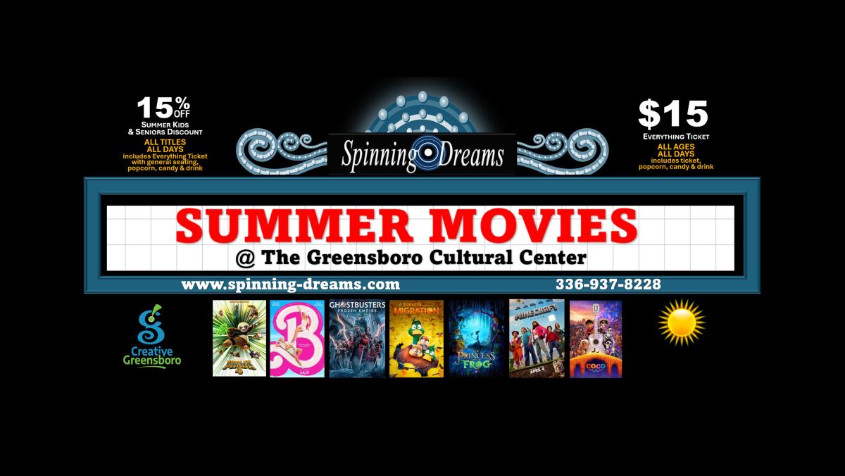 Summer Movies @ the Greensboro Cultural Center