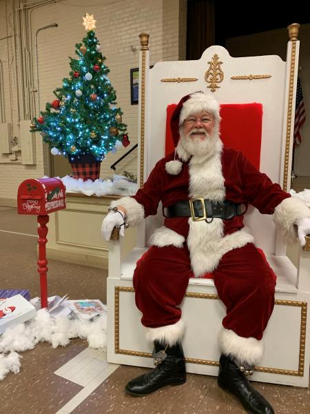 Photos from last year's Breakfast with Santa at the Adult Recreation Center