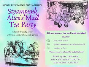 Steampunk Alice's Mad Tea Party! cover picture
