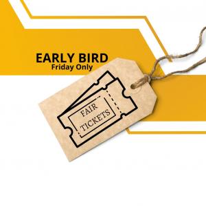 Friday  EARLY BIRD Ticket (9am entry) cover picture