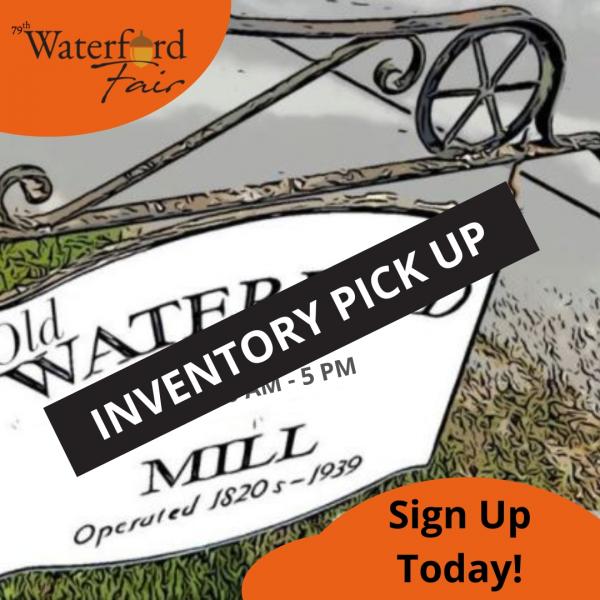 Old Mill Shop: Inventory Pick Up (Approved Artisans Only)