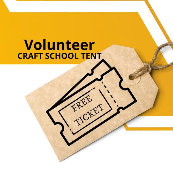 Craft School Tent Volunteers