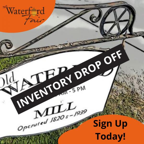Old Mill Shop: Inventory Drop Off (Approved Artisans Only)
