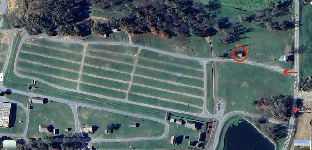 Truck check-in is circled in red