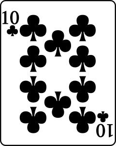 10 of Clubs cover picture