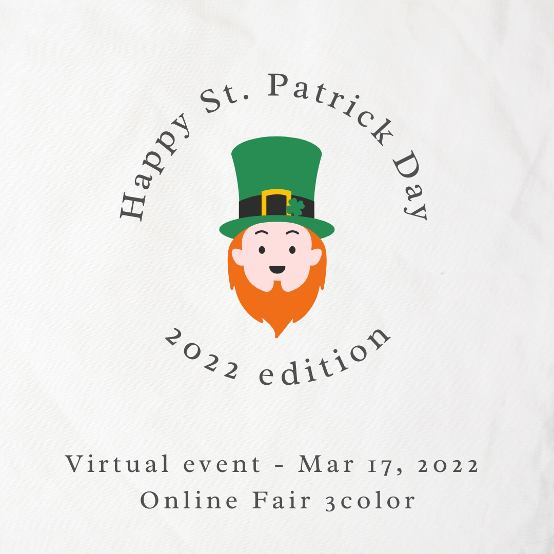 St. Patrick's Celebration "Online Fair 3color" 2022 Edition cover image