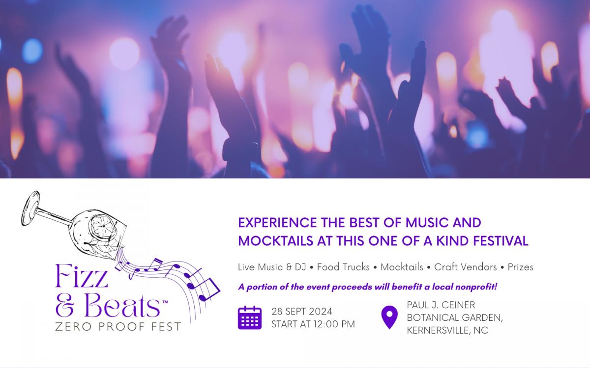 2024 Fizz & Beats™️ Zero Proof Fest Triad Eventeny