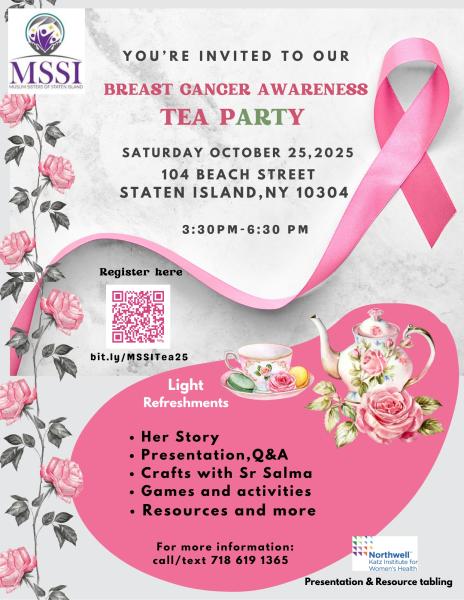 Breast Cancer awareness Tea Party -