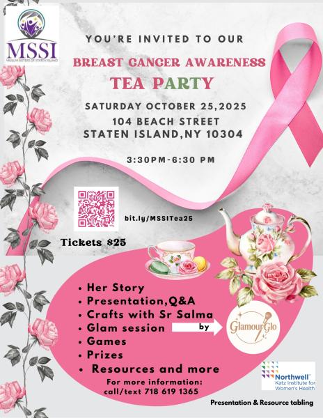 Breast Cancer awareness Tea Party -