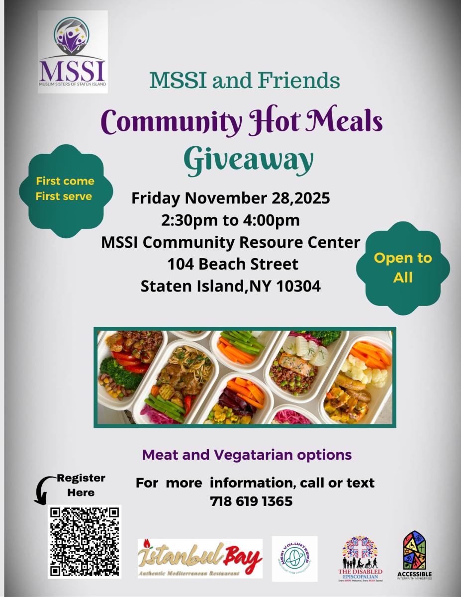 MSSI and Friends Community Hot meals