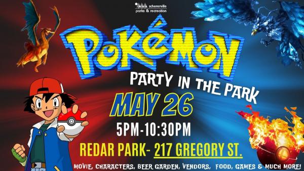 Non-Food Vendor > Single Date (With ELECTRICITY) - Pokemon Party in the Park : May 26th