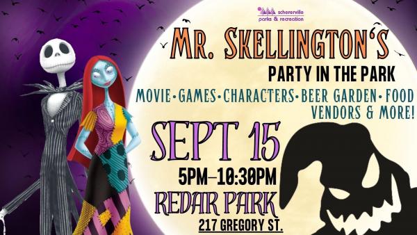 Non-Food Vendor > Single Date (With ELECTRICITY) - Mr. Skellington's Party in the Park : Sept 15