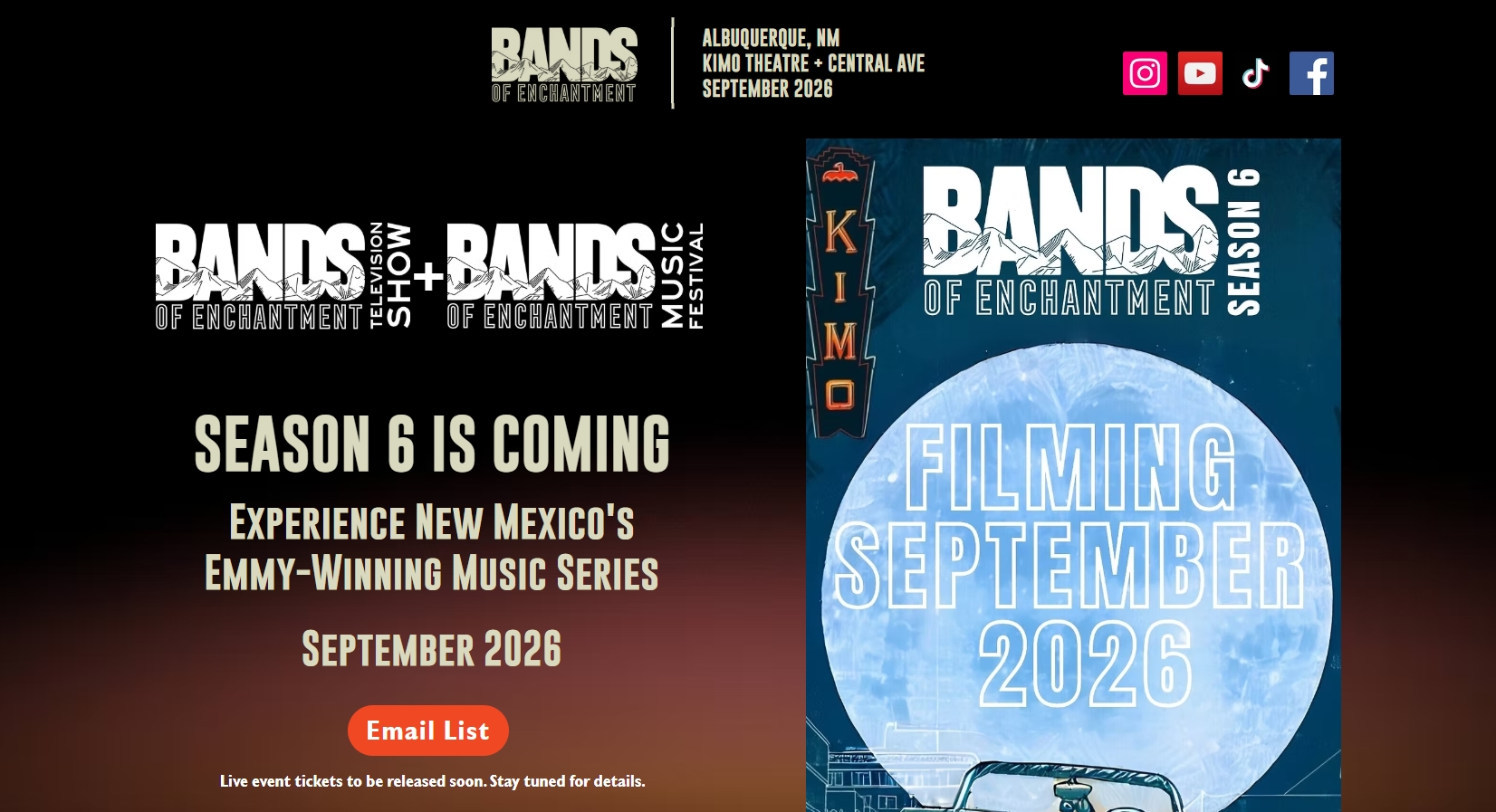 2026 Bands of Enchantment - Vendor Application