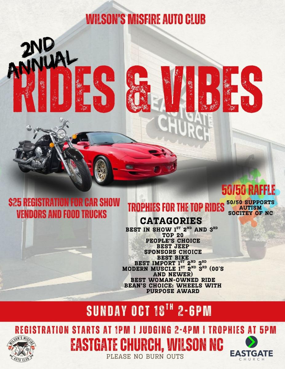 2nd Annual Rides & Vibes Car Show