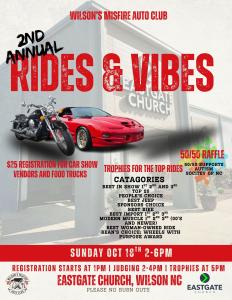 Rides & Vibes Car Show Sponsorship