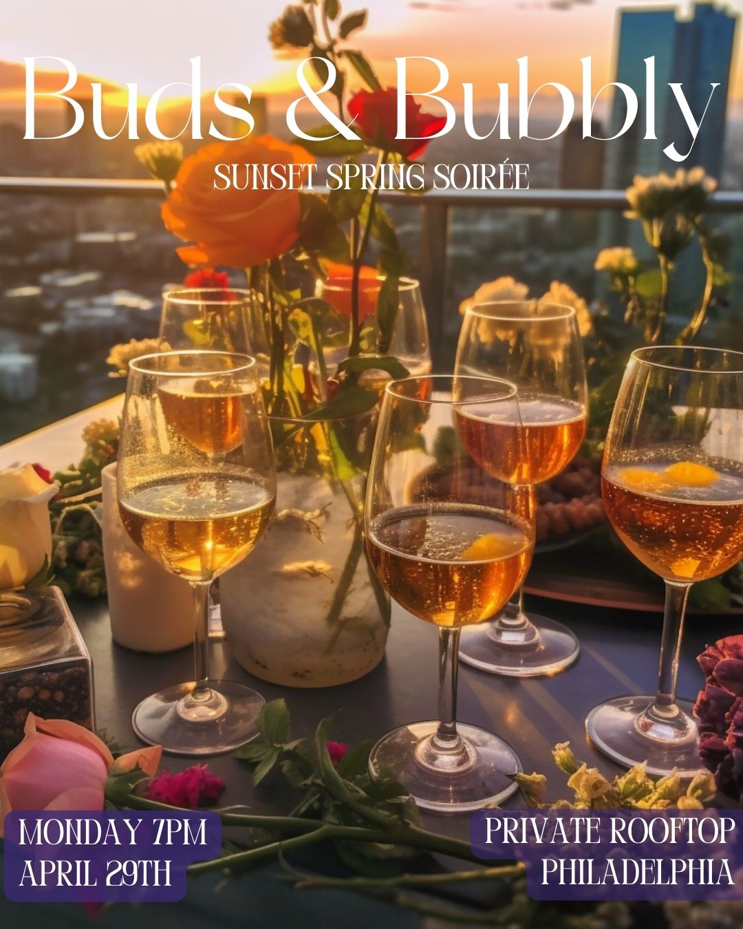 Buds & Bubbly: Sunset Soirée cover image