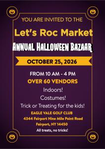 Let's Roc Market Annual Halloween Bazaar