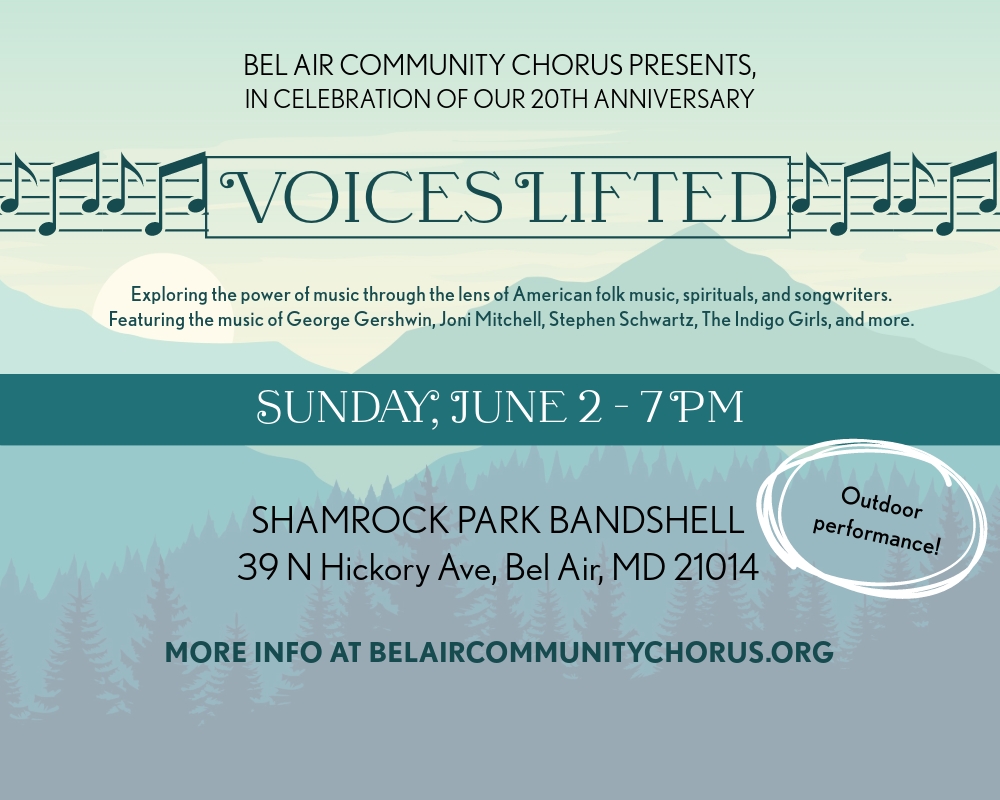 The Bel Air Community Chorus Presents: Voices Lifted (OUTDOOR)