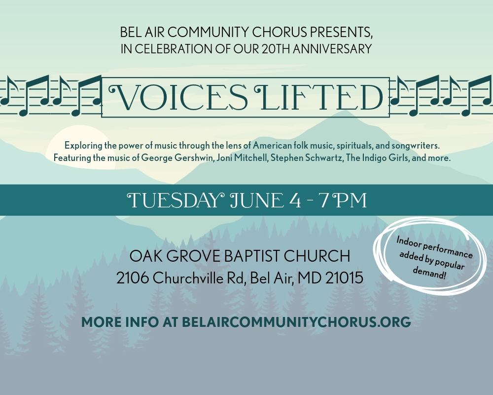 The Bel Air Community Chorus Presents: Voices Lifted (INDOOR) cover image