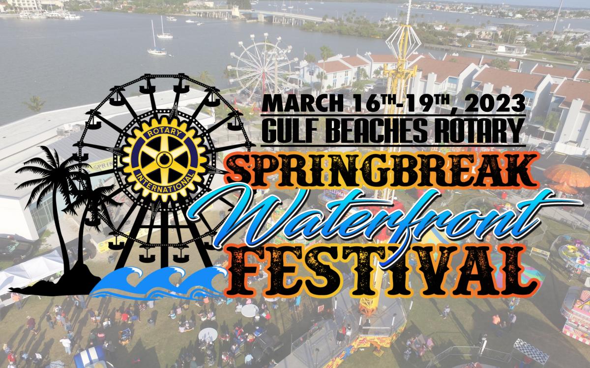 2023 Gulf Beaches Rotary Spring Break Waterfront Festival cover image