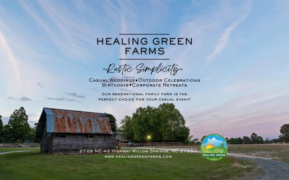 Healing Green Farms:  Private Events cover image