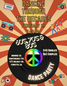 Dancing Through the Decades:60's, 70's & 80's - Two Tickets cover picture