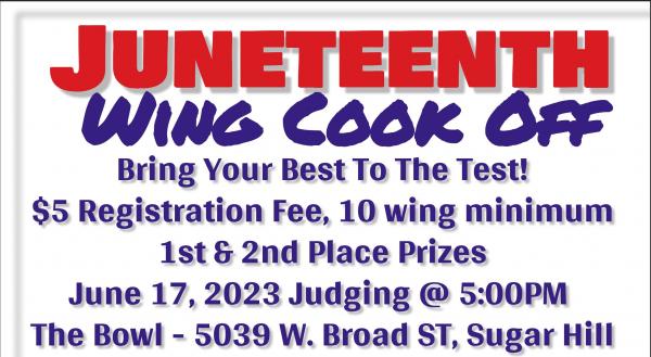Juneteenth Wing Cook Off