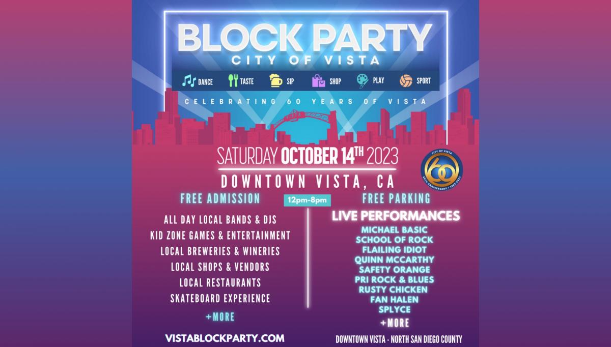 Vista Block Party