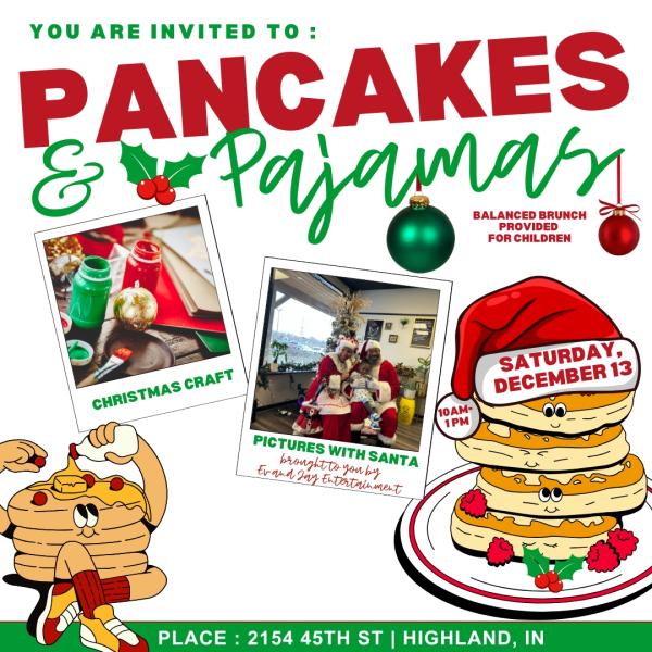 Pancakes & Pajamas with Santa