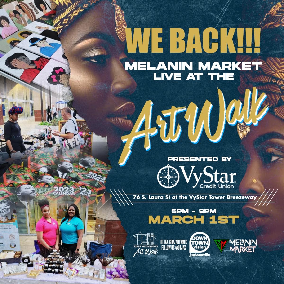 Melanin Market Vendors Art Walk cover image