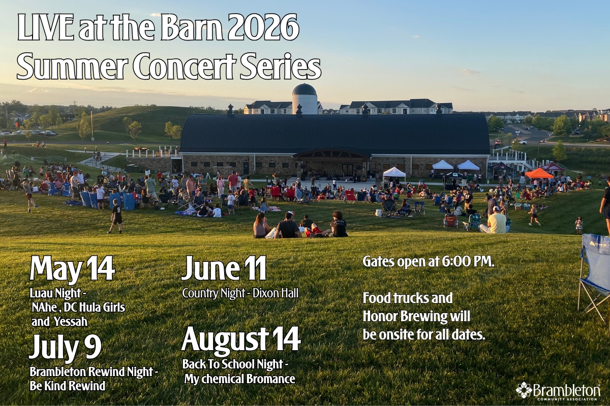 Live at The Barn - Summer Concert Series 2026