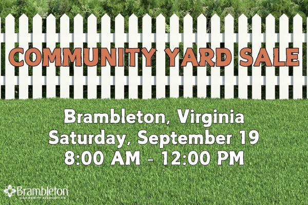 Brambleton Fall Yard Sale- 2026