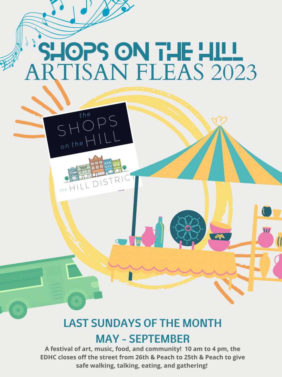 Shops on The Hill Artisan Flea July cover image