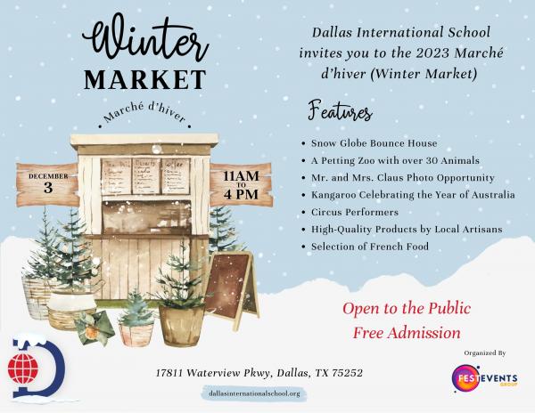 Marché d'hiver by Dallas International School