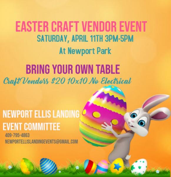 Vendors for Easter Event