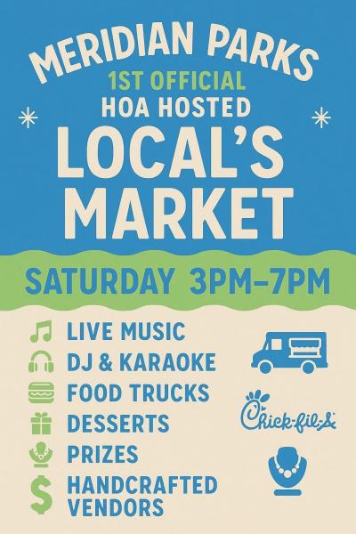 SEPT 27 - Meredian Park Local Market
