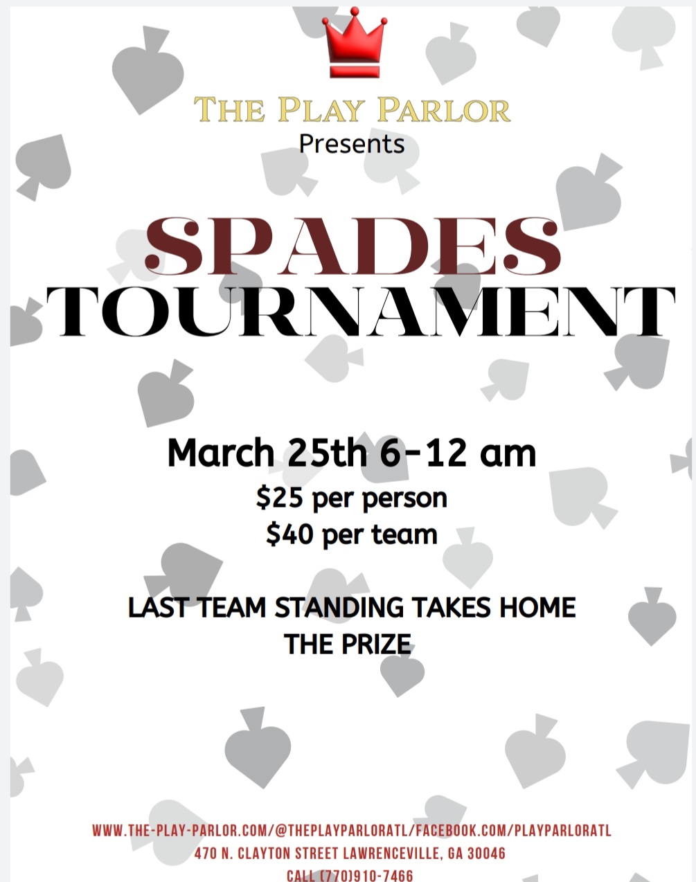 Spades Tournament cover image